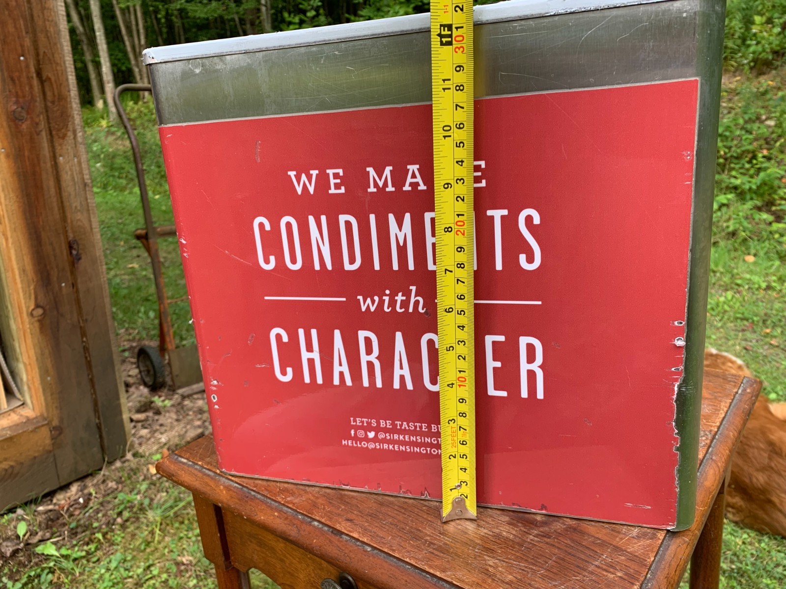 Vintage Restaurant Sir Kensington's Ketchup Dispenser Large