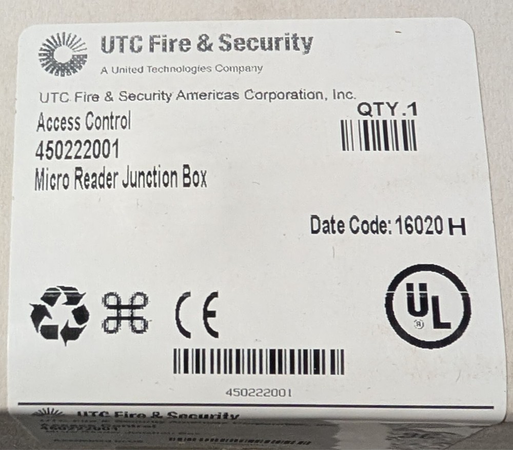 UTC 450222001 Fire And Security Micro Reader - MANY AVAILABLE SAME DAY SHIPPING