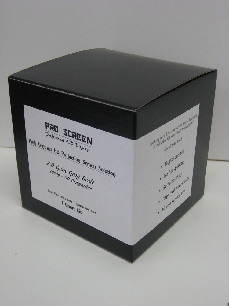 HD Projector / Projection Screen Paint Solution 3D & Blu-ray Quality 1080P 4K