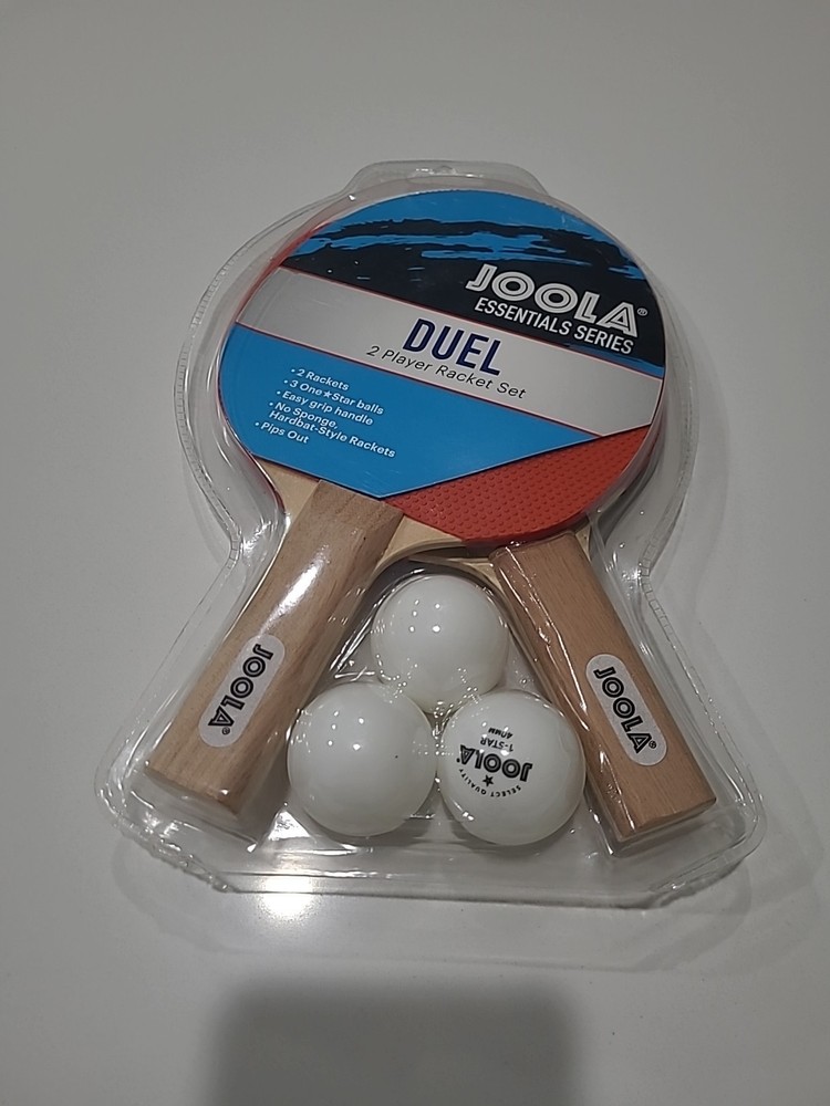 Joola Essentials Series Duel 2-Player Table Tennis Racket Set.