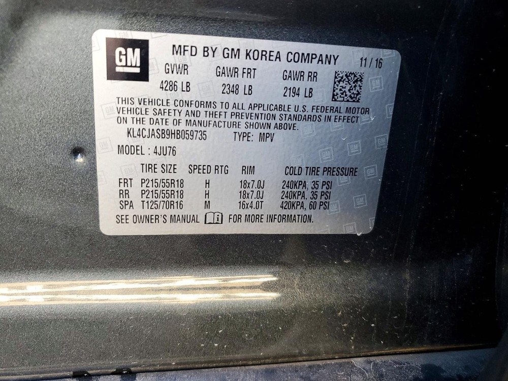 Used Park Assist Control Module fits: 2017 Buick Encore Driver Assist park assis
