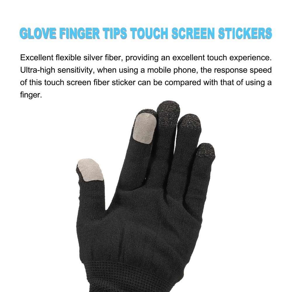 48pcs Glove Touch Screen Sticker Ultra High Sensitivity Flexible