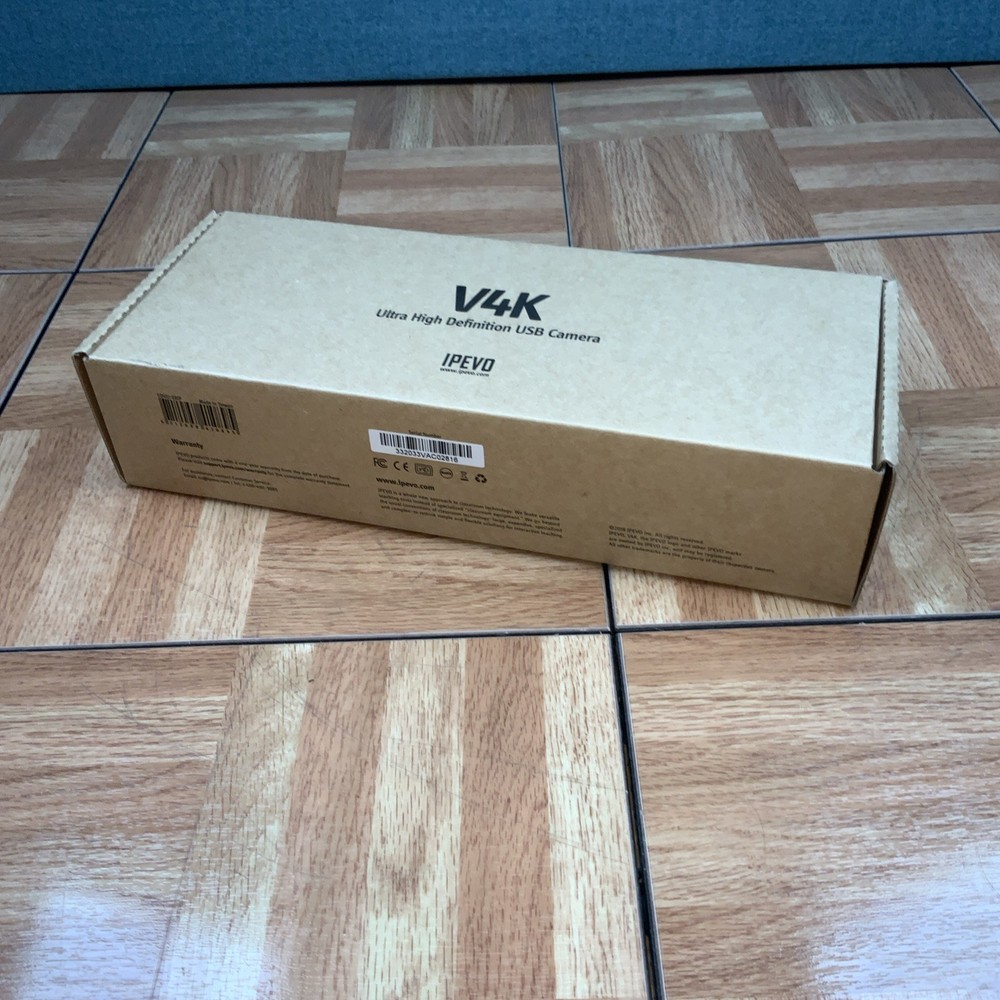 IPEVO V4k Ultra High Definition USB Document Camera 8mp 3264X2448 *New/Open Box*