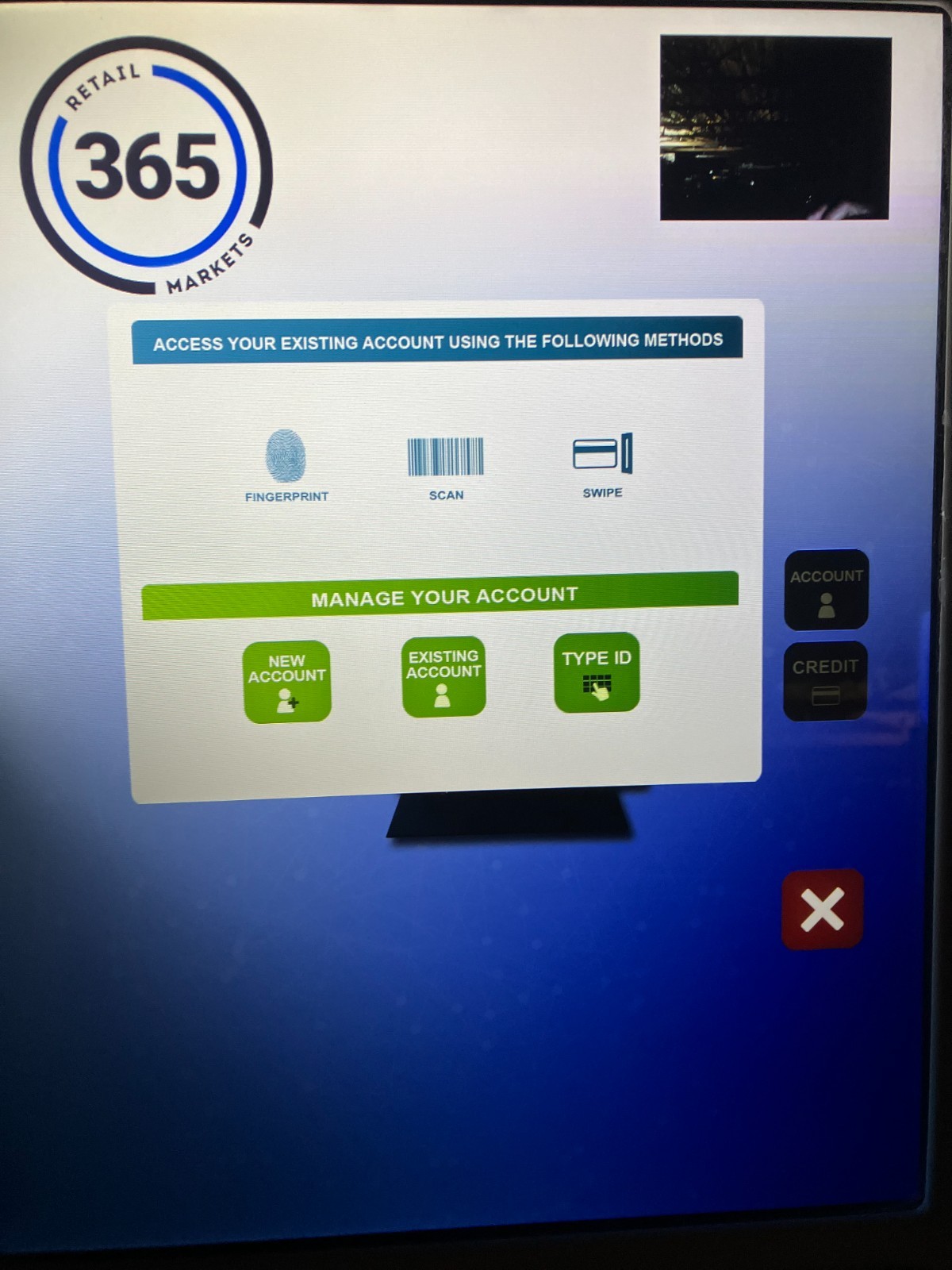 365 Retail Markets POS Self Checkout Micro Market Kiosk Model G3U/G3CA Free Ship