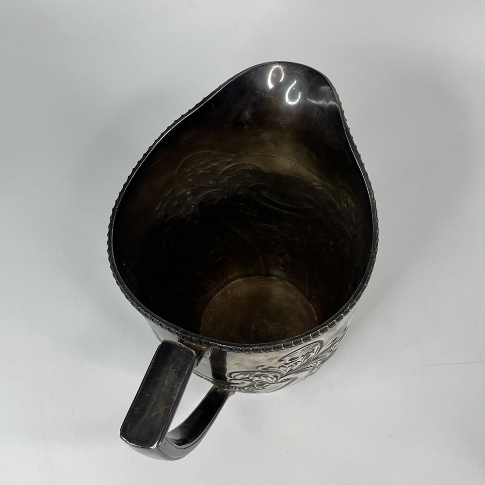 Vtg Barker Brothers Silver Plate Lip Pitcher Silver Pitcher Unique