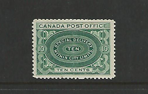 Canada, Postage Stamp, #E1 Mint LH, 1898, JFZ
