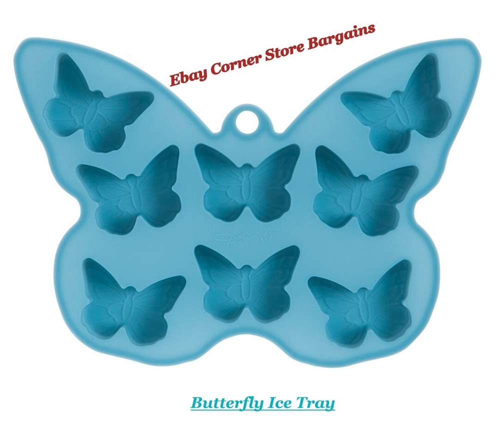 Blue Dolly Parton Butterfly Ice Tray