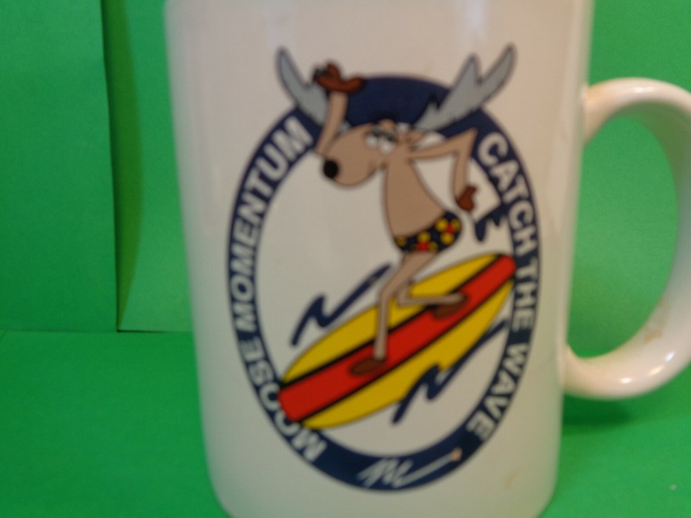 Moose Momentum/Catch The Wave Coffee Mug, MWare (Used/EUC)