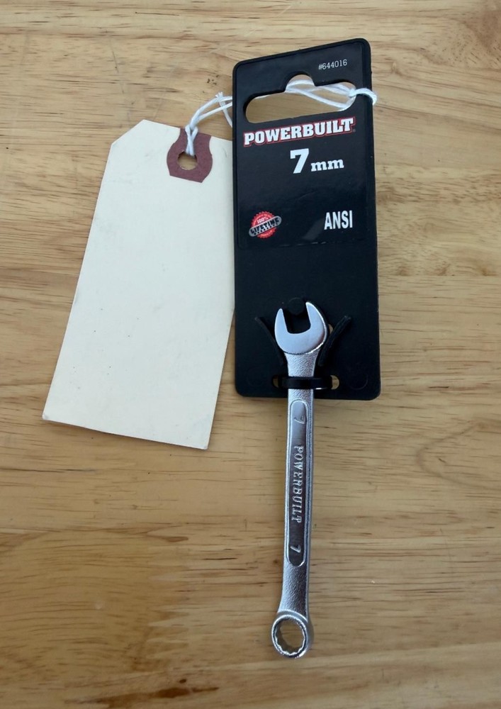 Powerbuilt 7mm Combination Wrench - New with Packaging