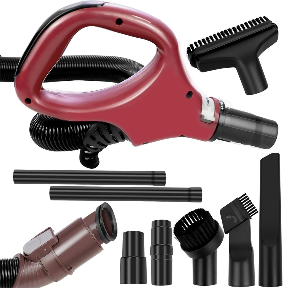 ZU561 Replacement Hose Handle, Crevice Tool, Vacuum Adapters Red