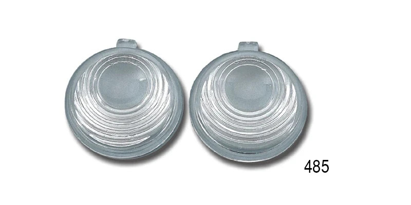 1955-56 License light lenses, clear