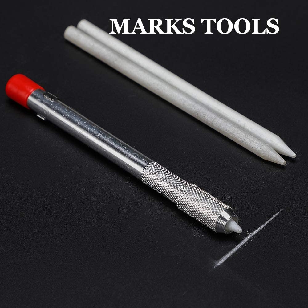 2 Soapstone Holders Round with 6 Refills Pens for Welding Tools...
