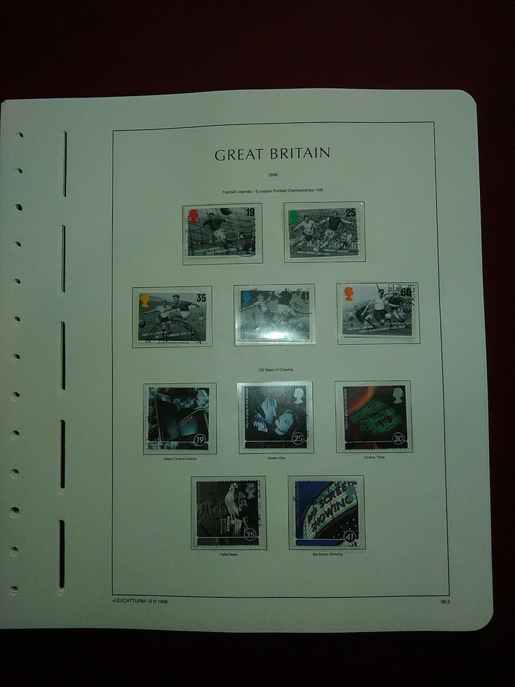 LIGHTHOUSE Commemorative Hingeless album pages Great Britain 1991-1999 Used