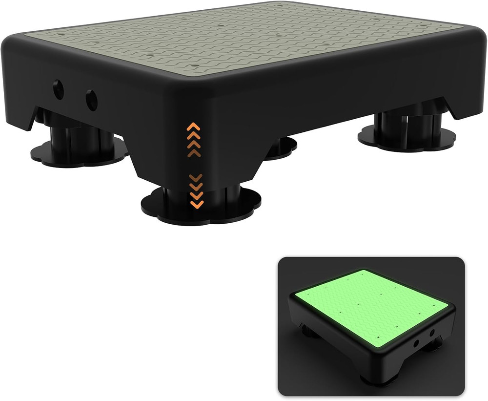 Adjustable Step Stool for Adults, Noctilucent Bed Step Stools, 600 LBS Capacity