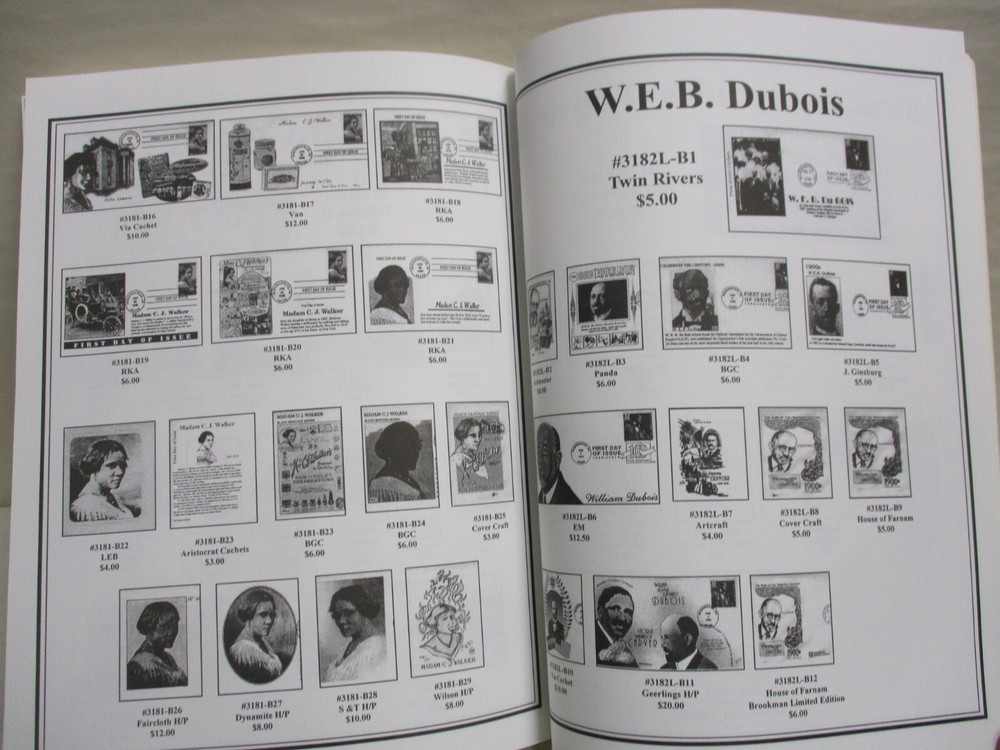 Brookman Black Heritage First Day Cachet Cover Catalog 1st Edition Softcover