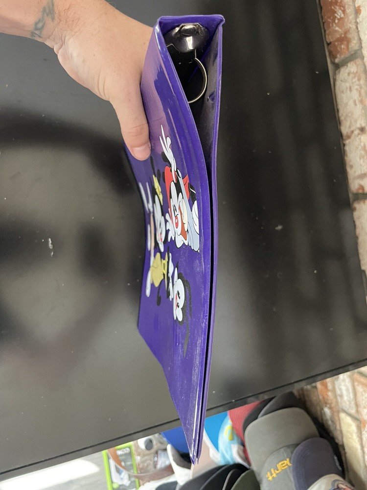 Vintage 1995 WB Animaniacs 3 Ring Binder