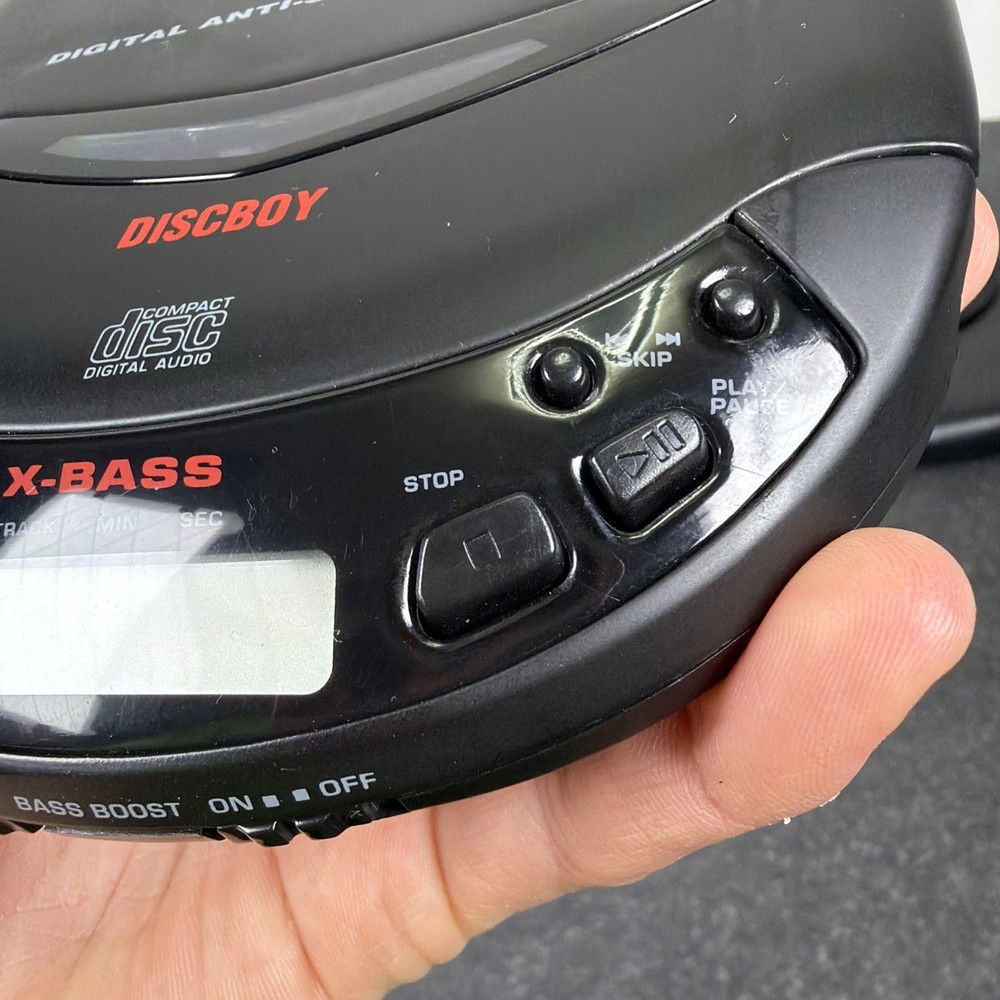 Techniks Discboy MX-777 Portable CD Player Walkman Boxed (READ DESCRIPTION)