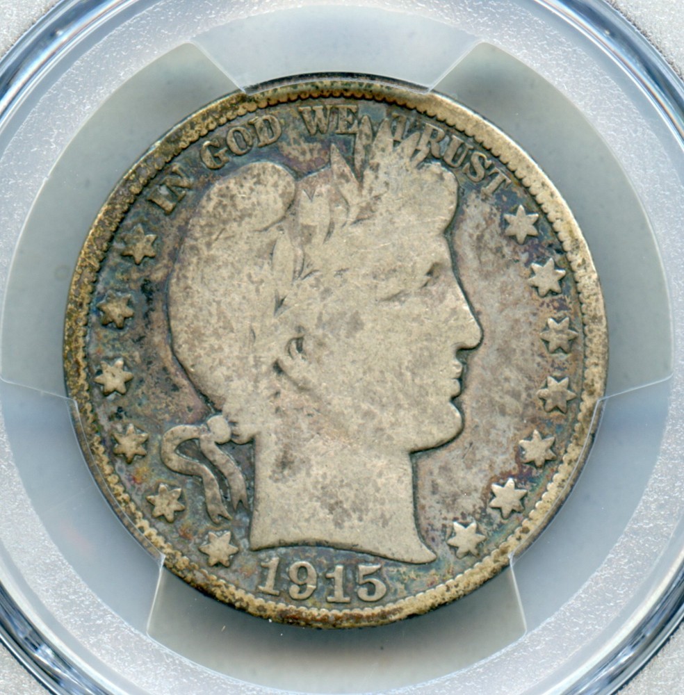 1915 Barber Silver Half Dollar PCGS G 6