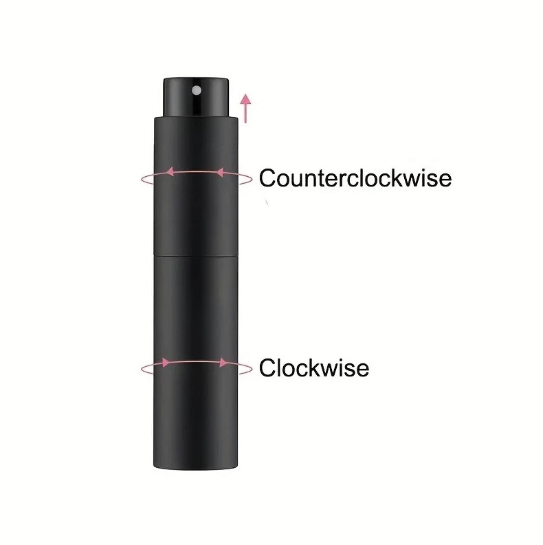 1pc 10ml Refillable Travel Perfume Spray Bottle Mini Cologne Atomizer - NEW