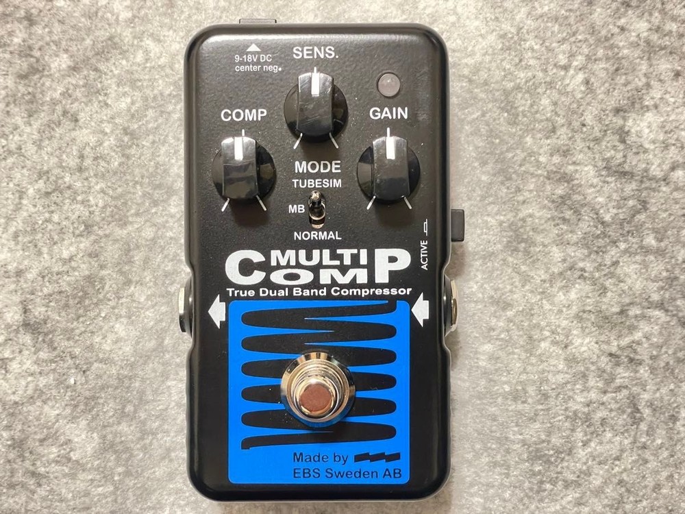 EBS MULTICOMP True Dual Band Compressor bass effector