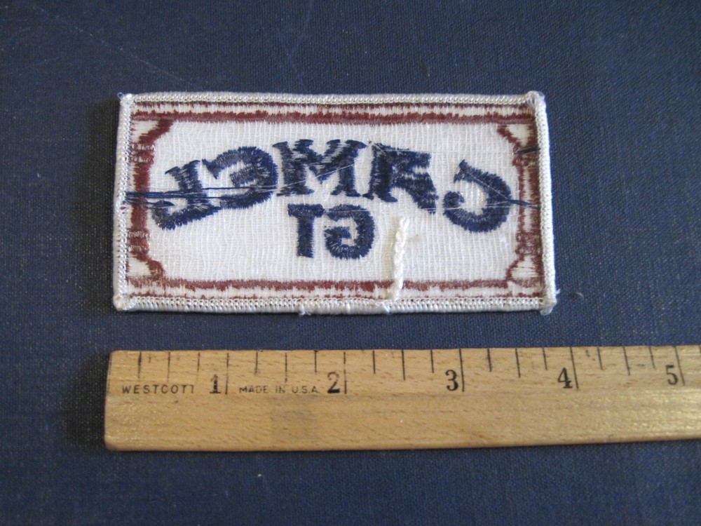 Vintage Camel GT racing auto patch 4" - NOS