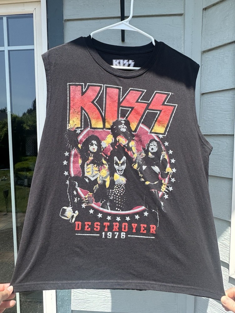 KISS Destroyer 1976 Concert Tour T Shirt XL