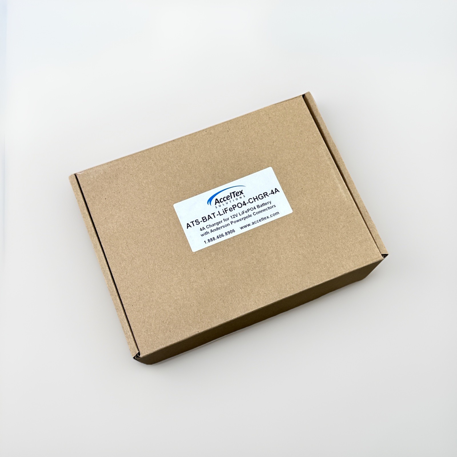 🔴 AccelTex ATS-BAT-LiFePO4-CHGR-4A 12V LiFePO₄ Battery Charger – NEW‼️