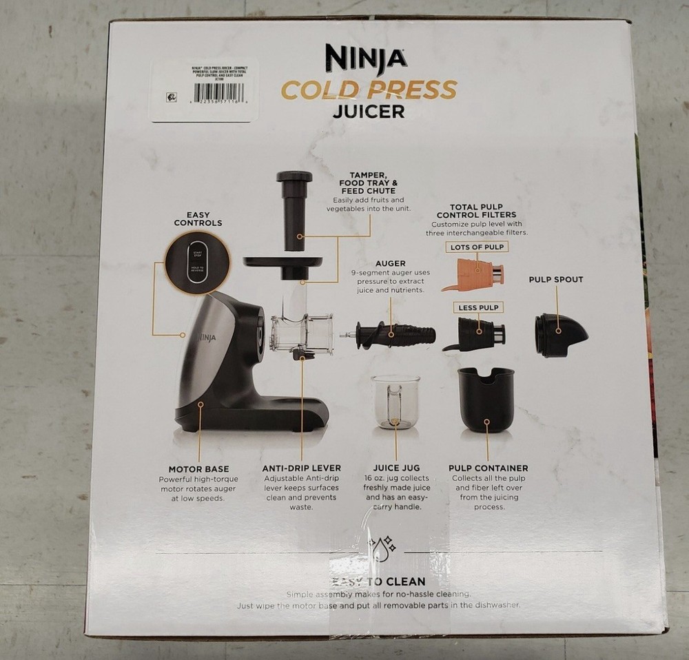 Ninja Cold Press Juicer Total Pulp Control JC100