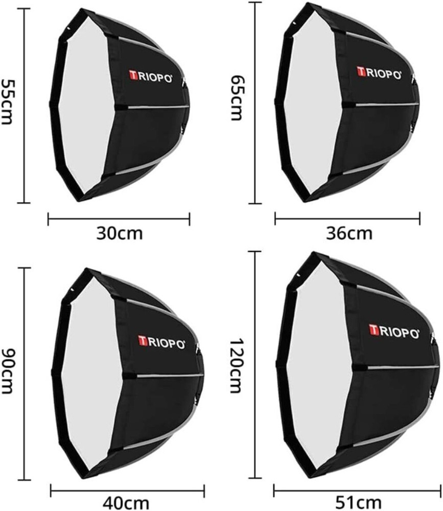 US Triopo K2-65 25.6''/65cm Quick Release Octagon Softbox Bowens Fr Studio Flash