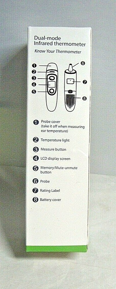 Touchless Forehead and Ear Thermometer FC-IR100