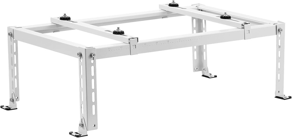 Mini Split Ground Stand, Adjustable Anti-Vibration Mini Split Stand for 9000-240