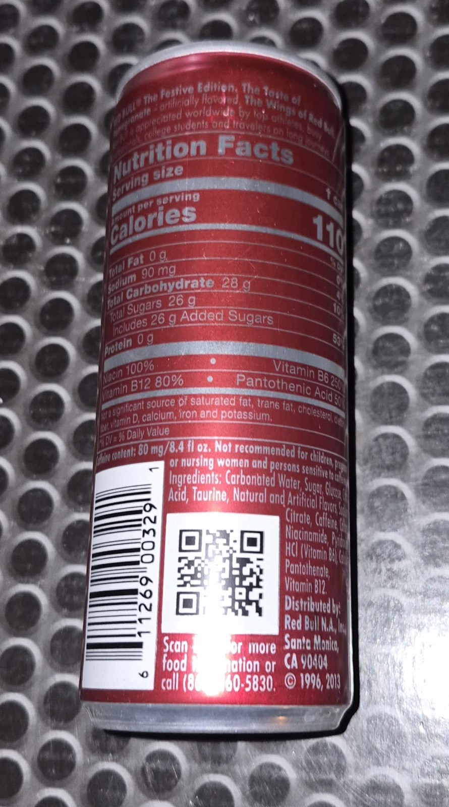 Red Bull- Pomegranate - The Festive Edition• 8.4oz VHTF DISCONTINUED FLAVOR!!!