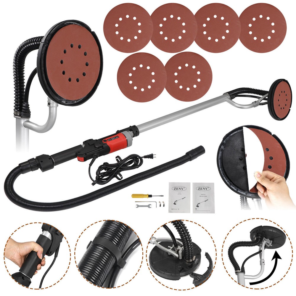 Pro New 800W Drywall Sander Electric Dry Wall Sanding Adjustable Variable Speed