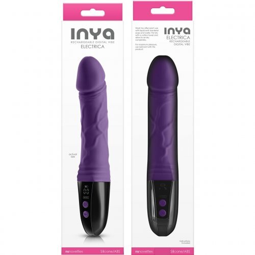 Inya Electrica Vibrating Dildo - Purple