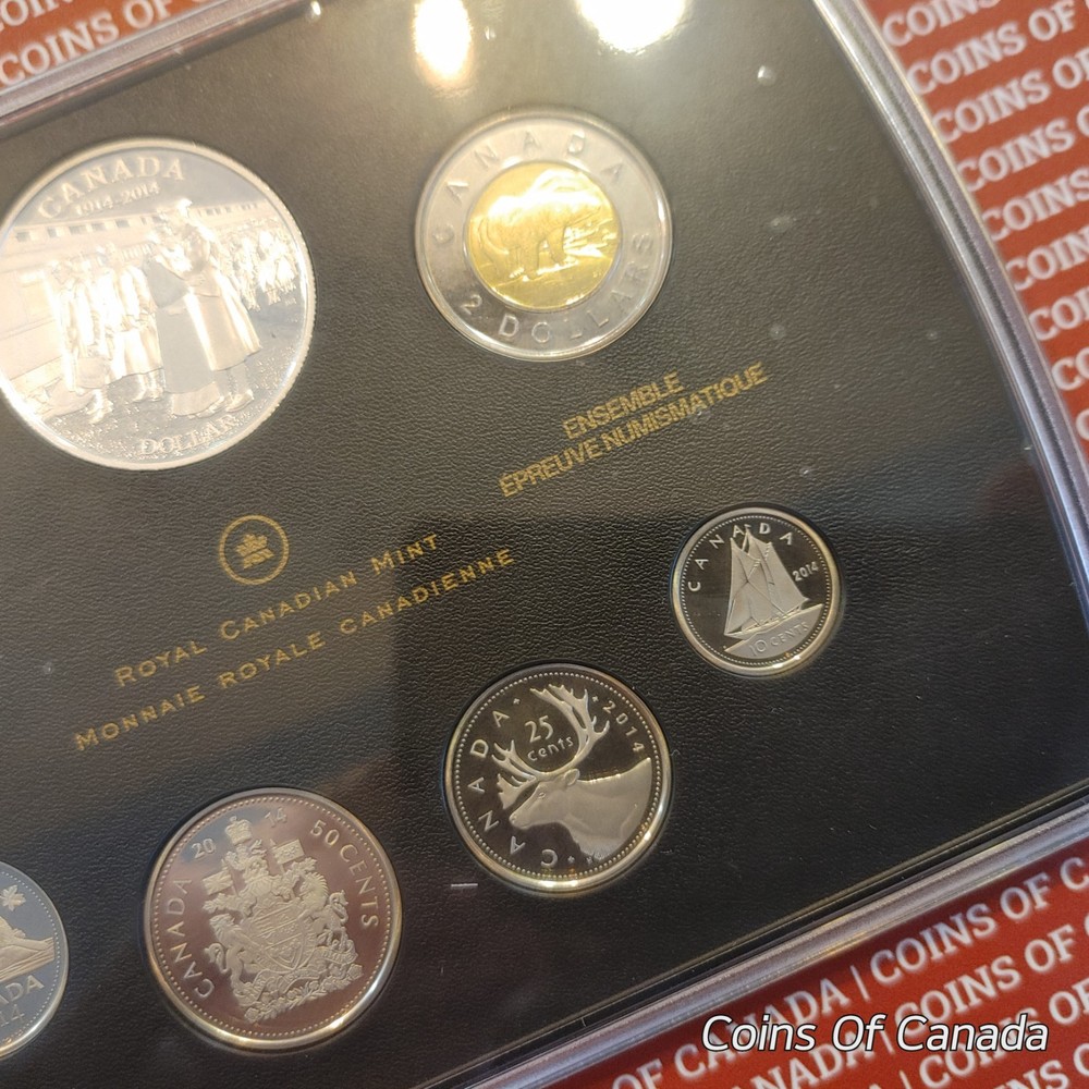 2014 Canada Special Edition Silver Dollar Proof Set -Damaged Case #coinsofcanada