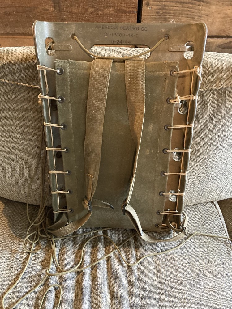 WWII United States military packboard, American Seating Co.