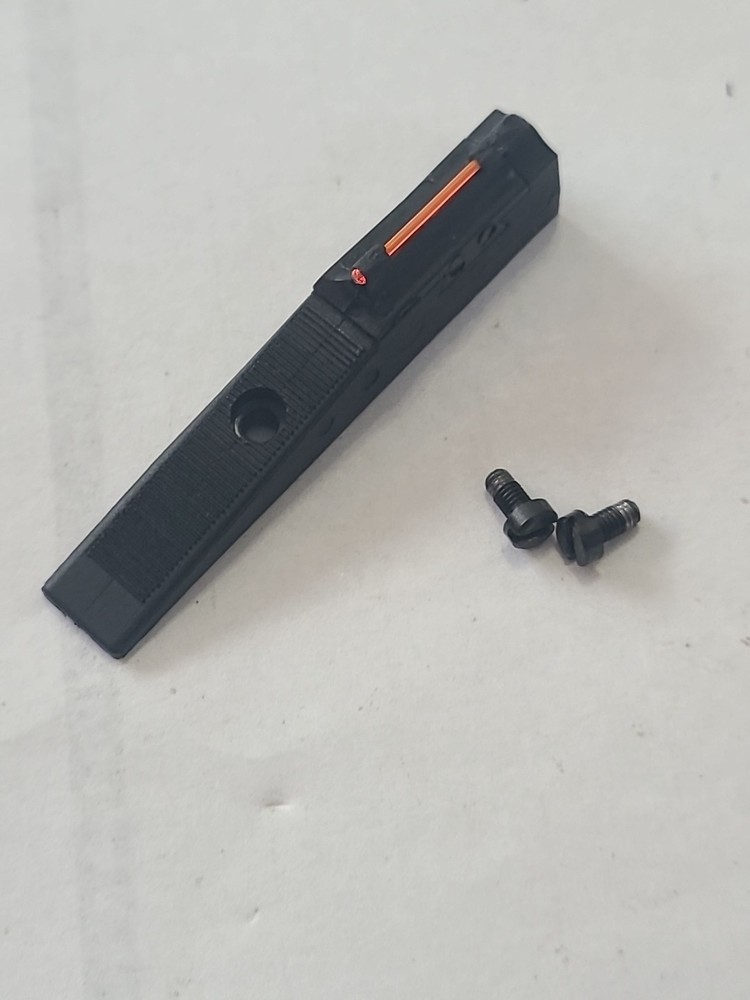 Traditions Buckstalker Muzzleloader FRONT Sight With Screws RED Fiber Optic