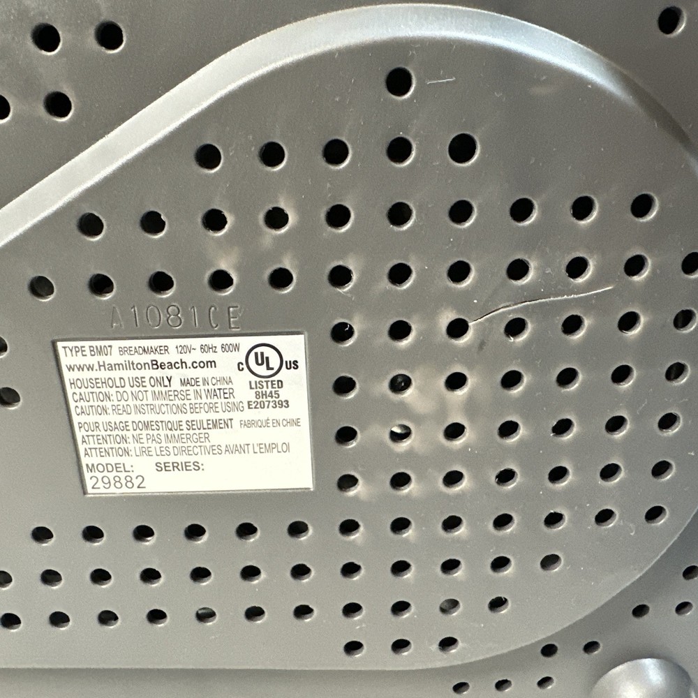 Hamilton Beach 29882 Home Baker Bread Maker Machine 2lb Digital