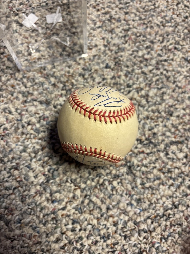 Eric Plantenberg Autographed Baseball & Case,Cottier,++