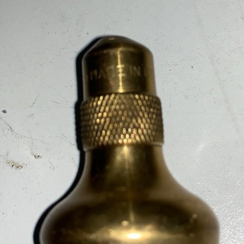 VINTAGE MILLERS FALLS BRASS PLUMB BOB 10oz