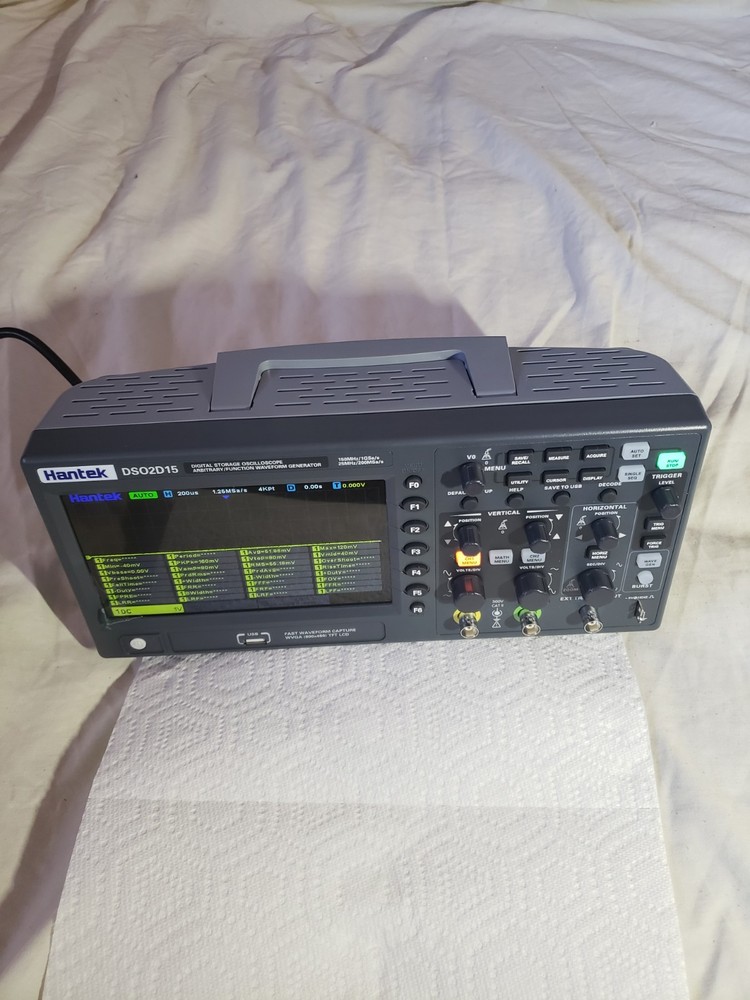 HANTEK DS02D15 DIGITAL 7" TFT SCREEN GENERATOR