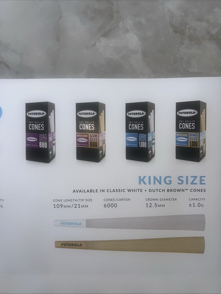 Futurola Pre-Rolled Blunt Cones King Size