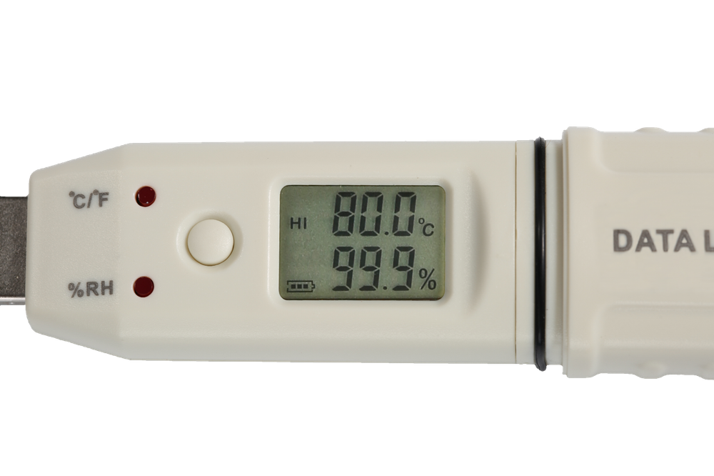 Temperature Humidity USB Data Logger -30C-80C 0-100%RH Memory 32256 Li-Battery