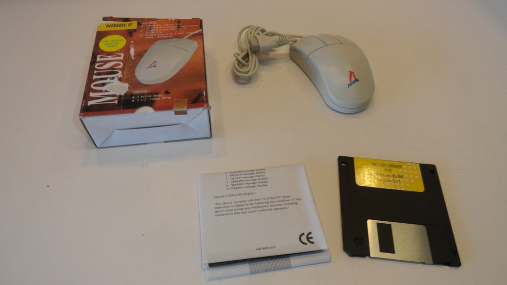 BB3: Vintage Nimble 3 button mouse