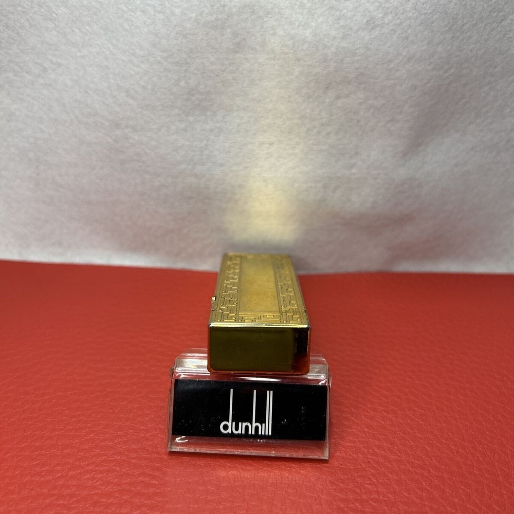 Overhauled Dunhill Rollagas lighter Gold d logo without box