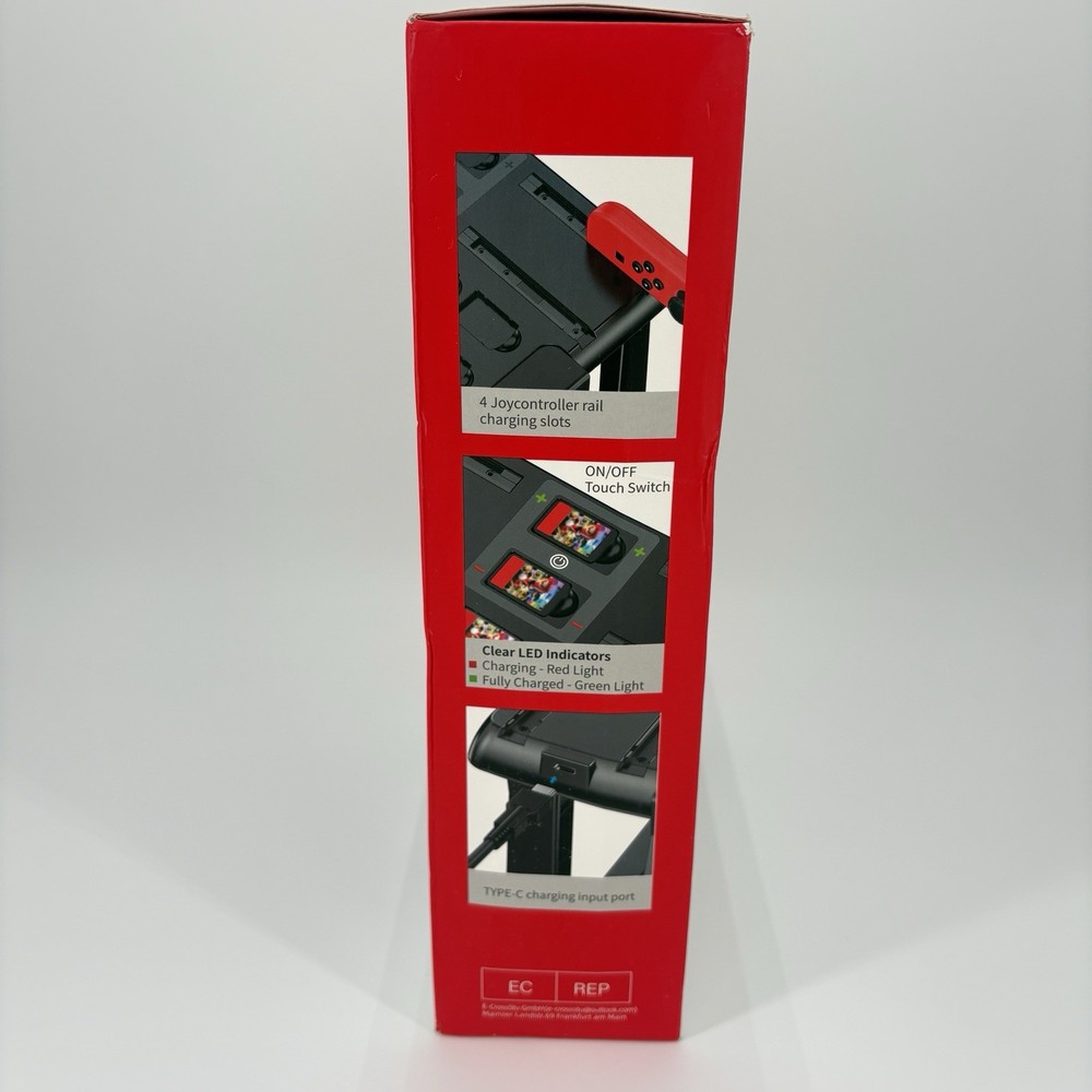 Switch Games Organizer Station With Controller Charger Dock For Nintendo Switch