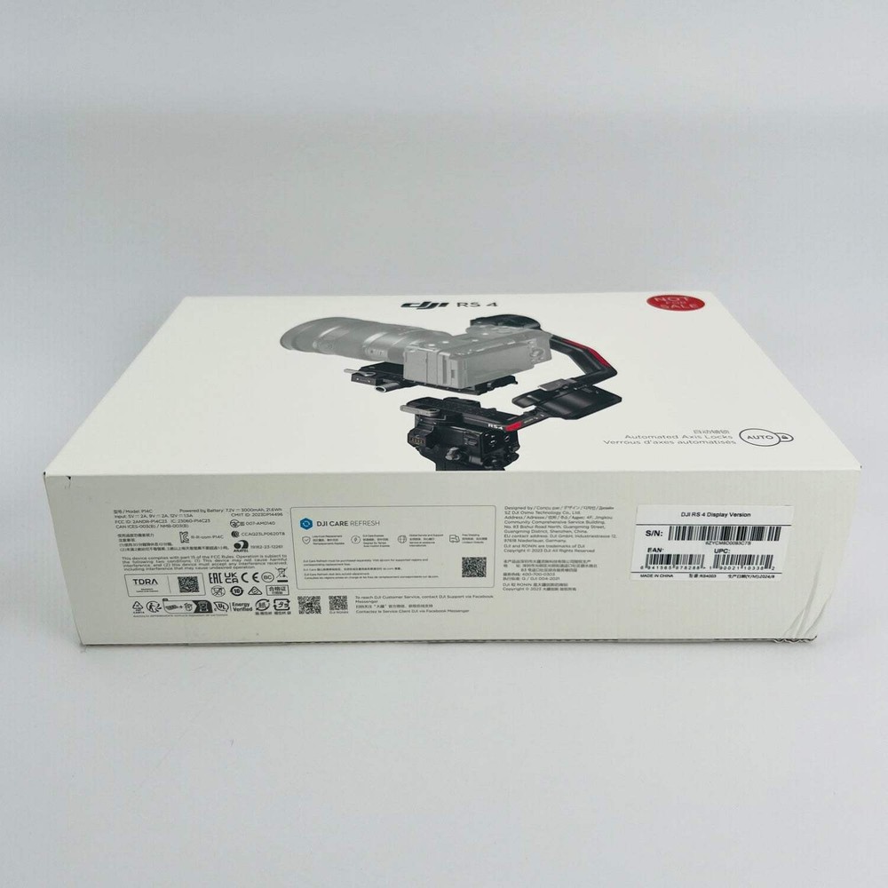 DJI RS 4 3-Axis Camera Stabilizer P14C