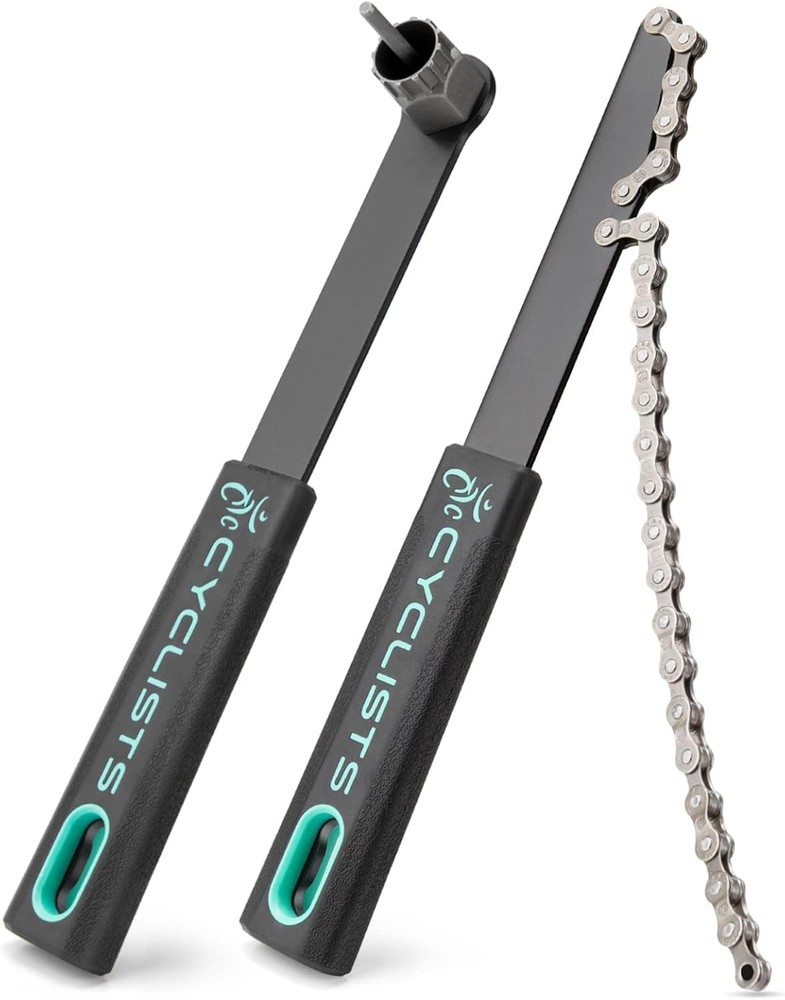Cassette Removal Tool Sets - Chain Whip & Lock Ring for Medium, Black