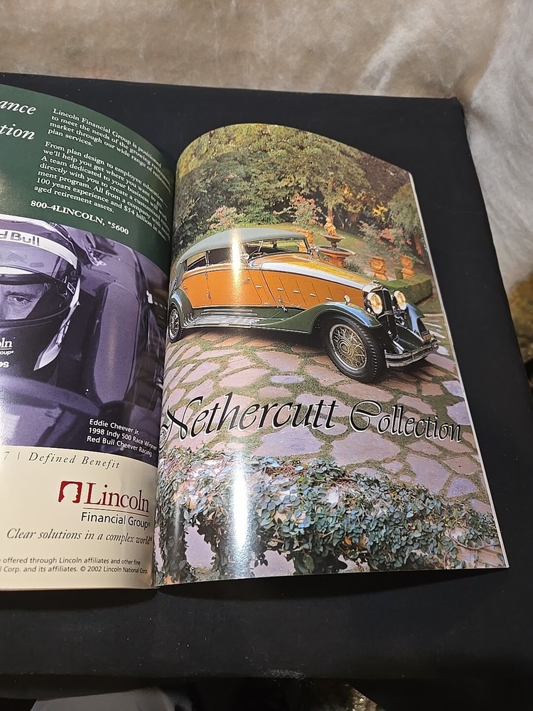 Pebble Beach Concours d'Elegance 52nd Annual Car Show Program 2002