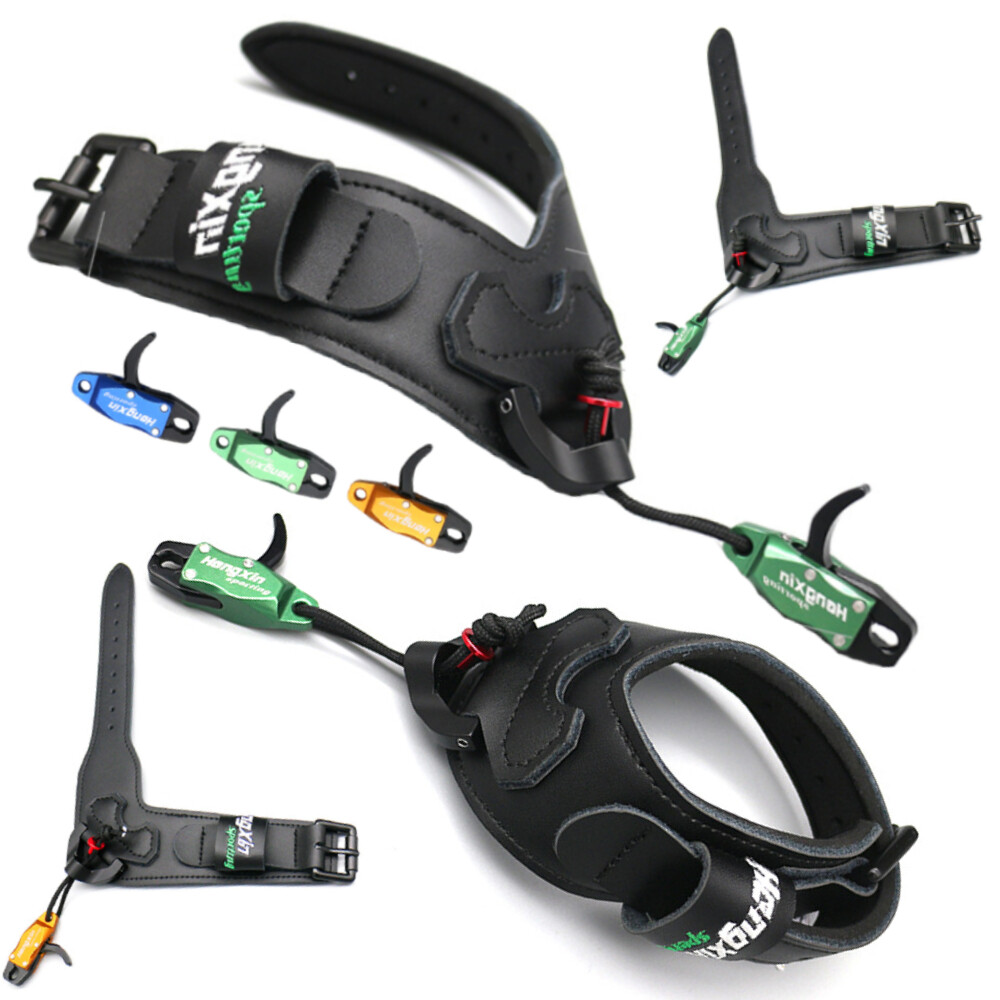 Adjustable Caliper Release Aids Wrist Strap Trigger Compound Bow Hunting Archery